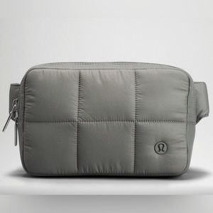 LULULEMON Quilted Grid Belt Bag, Gray Sage.  Brand New with Tags!